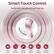 Smart Touch Control
Control music and calls with your finger tap
- Play/ Pause
- Next/ Last Song
- Answer/ End Calls
- Adjust Volume
- Siri (Voice Assistant)
- Hang up the Phone