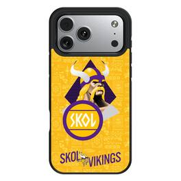 Keyscaper - NFL - Minnesota Vikings Bump Case with 8.2ft Drop Protection - 15 Pro - Black