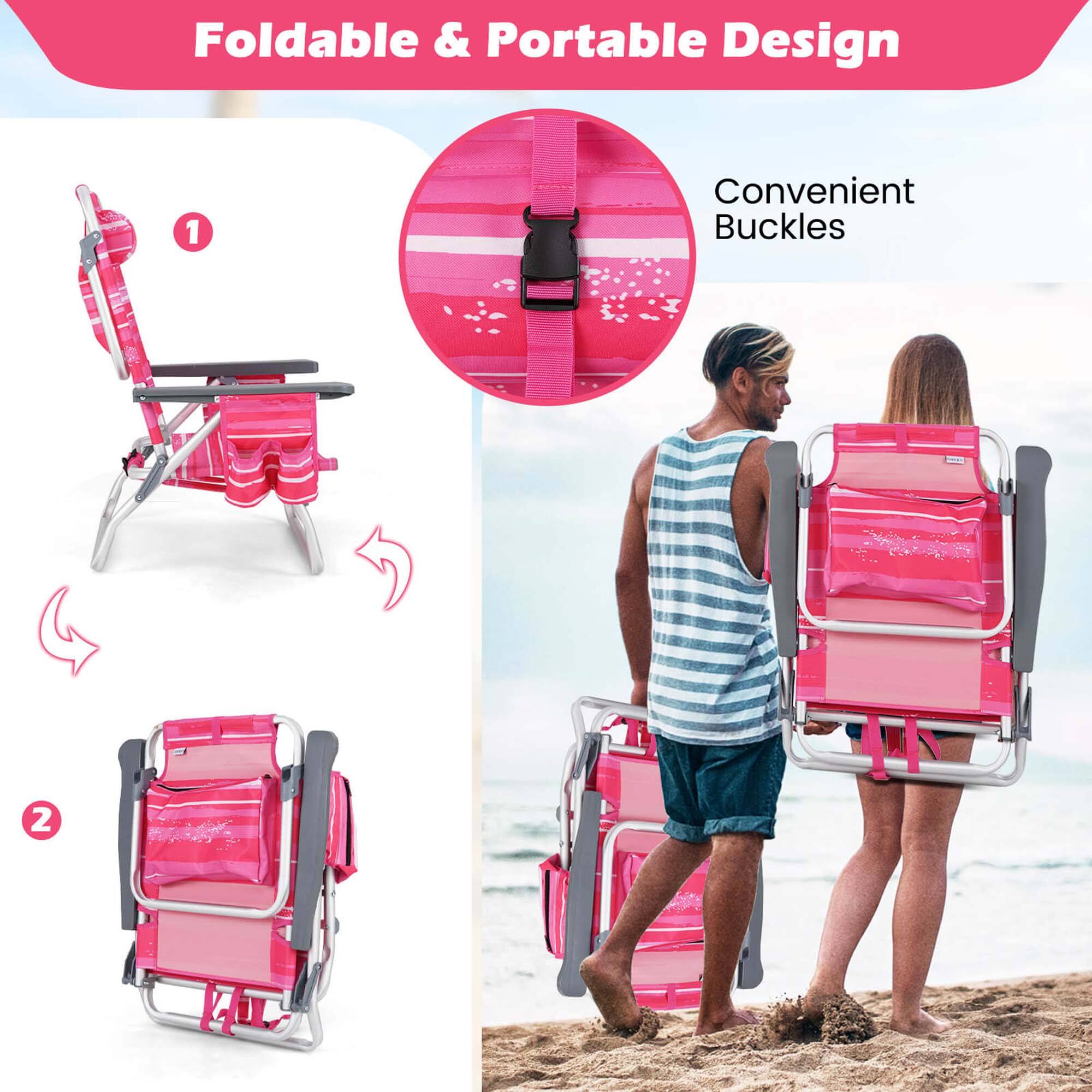 Foldable & Portable Design: 1 Convenient Buckles: 2