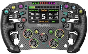 Moza Racing - FSR V2 Formula Sim Racing Steering Wheel for Windows - Black