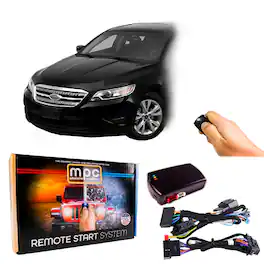 MPC - Plug & Play Factory Remote Activated Remote Start Kit For 2008-2012 Ford Taurus - Black