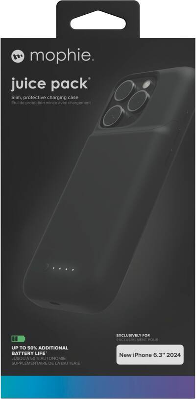 mophie Juice Pack for iPhone 16 Pro Black 401015666 - Best Buy mophie Juice Pack for iPhone 16 Pro Black 401015666 - Best Buy