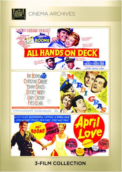 (Pat Boone Set) All Hands On Deck; Mardi Gras;April Love-DVD