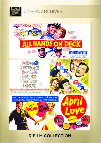 Front. (Pat Boone Set) All Hands On Deck; Mardi Gras;April Love-DVD.