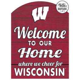 Jardine - Wisconsin Badgers 16'' x 22'' Marquee Sign - Red