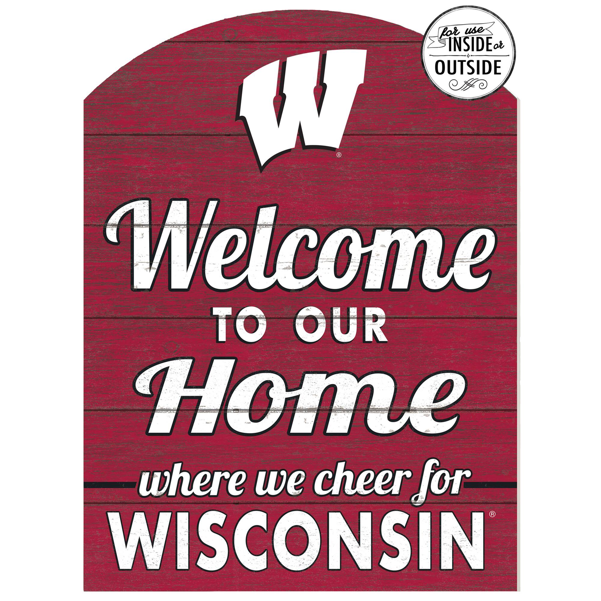 Wisconsin Badgers 16'' x 22'' Marquee Sign