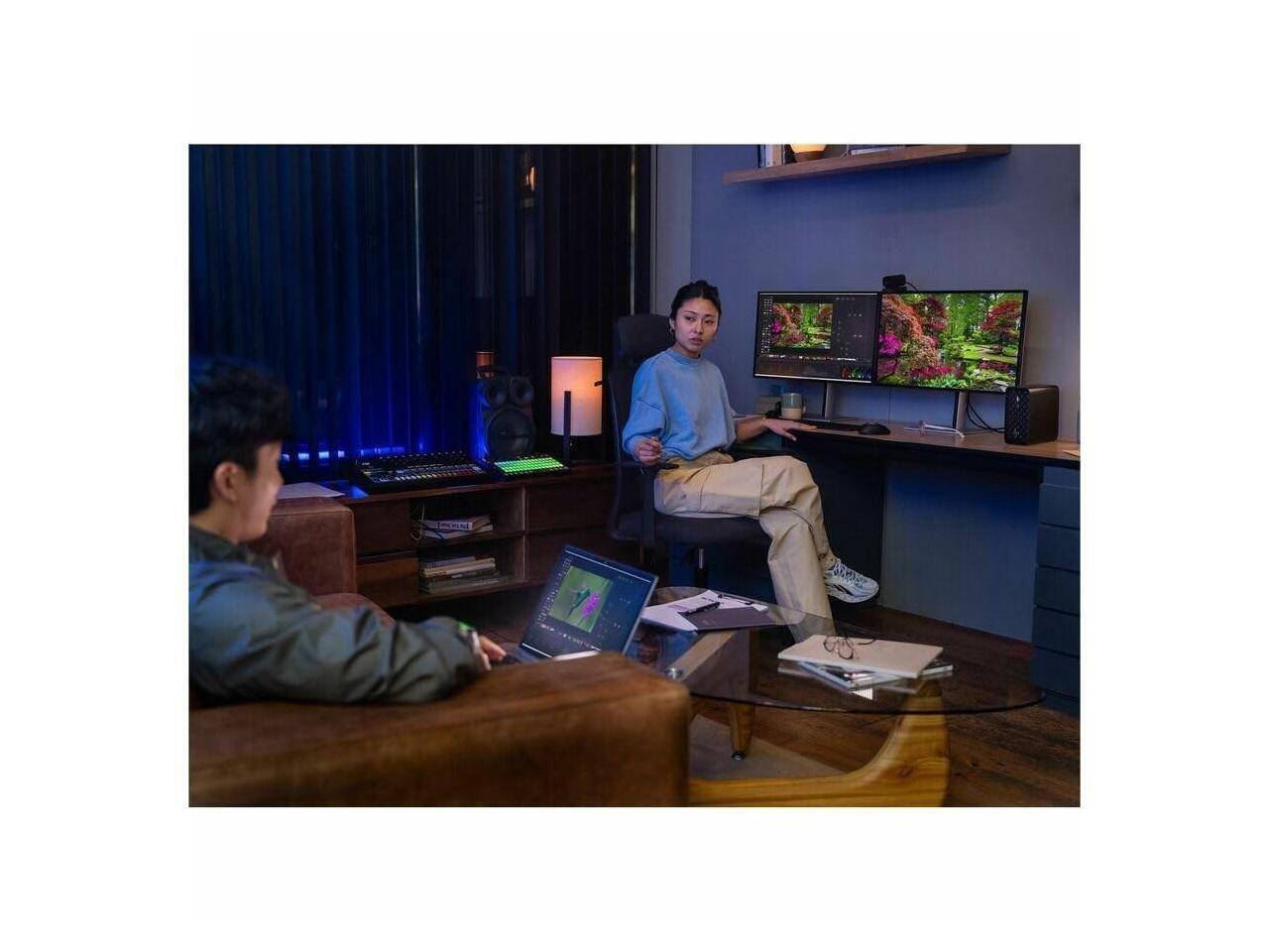 Alt View 8. HP - HP Z2 Mini G1a - Ryzen AI 385 - 64GB - 1TB SSD - Win 11 Pro - Radeon 8050S - 2.5GbE - Wireless - BN4F8UT#ABA - Black.