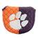 Front. Team Golf - Clemson Tigers Quilted Mallet Putter Cover - Multicolor.