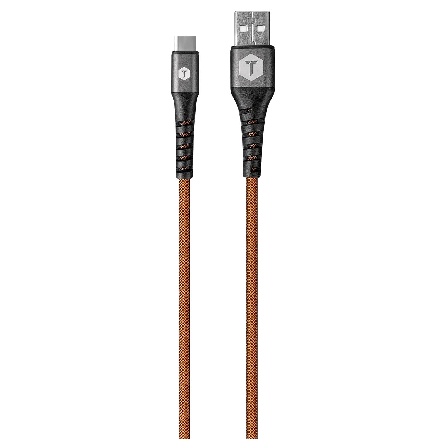 ToughTested - USB-C to USB-A Cable, 8 Feet - Black
