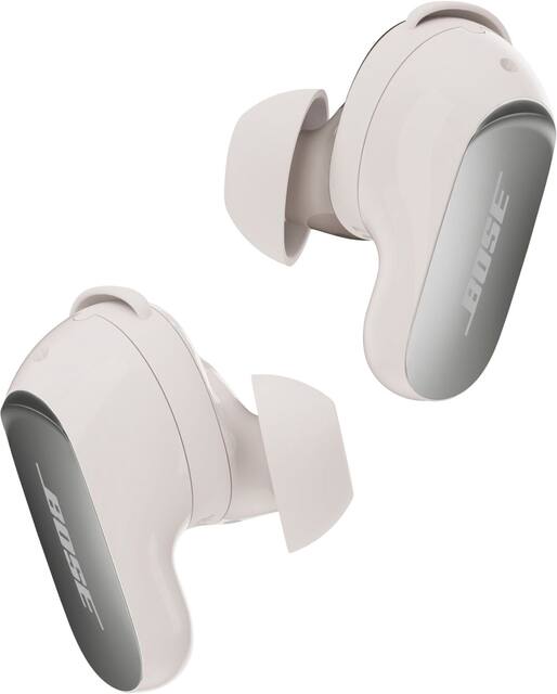 Bose - QuietComfort Ultra Earbuds (2nd Gen) True Wireless Noise Cancelling In-Ear Earbuds with Immersive Audio - White Smoke