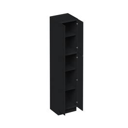 Boyel Living - 30-in W x 84-in H x 27-in D Shaker RTA Kitchen Pantry Tall Cabinet with Soft-Close - Black