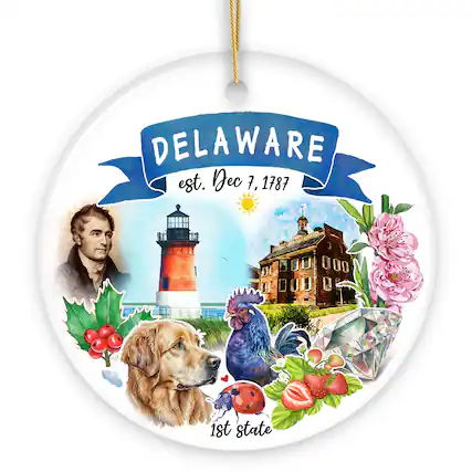 DELAWARE
est. Dec 7, 1787
1st state