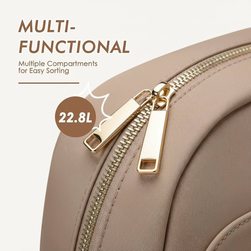 MULTI-FUNCTIONAL  
Multiple Compartments for Easy Sorting  
22.8L