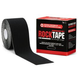 RockTape - Standard Gentle Athletic Tape - Black