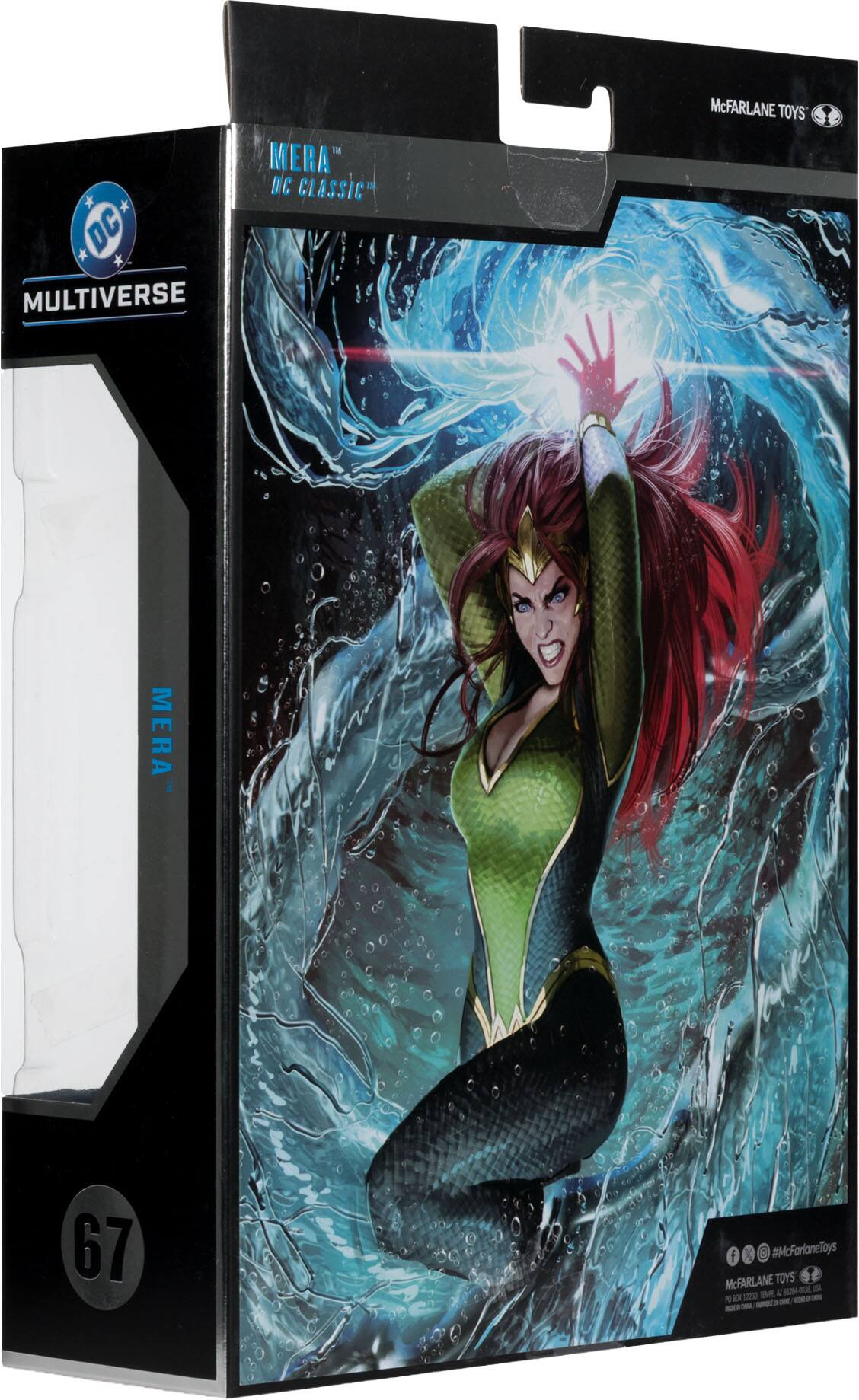 DC MULTIVERSE  
MERA DC CLASSIC  
McFARLANE TOYS  
MERA  
67  
#McFarlaneToys  
McFARLANE TOYS THE 2017 4 2030-34528 H BOX  
mex: maneque