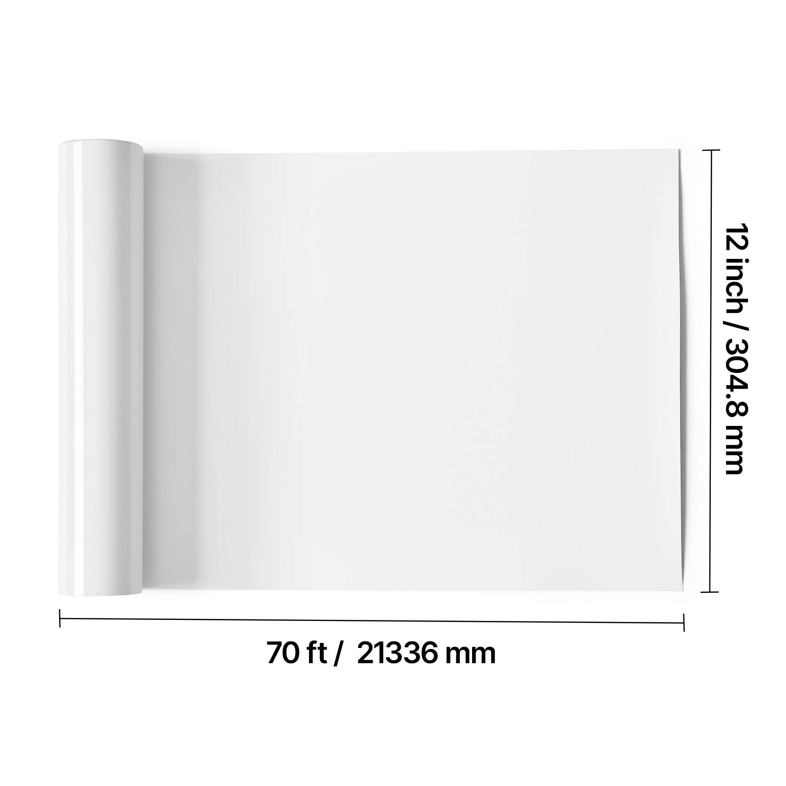 12 inch / 304.8 mm  
70 ft / 21336 mm