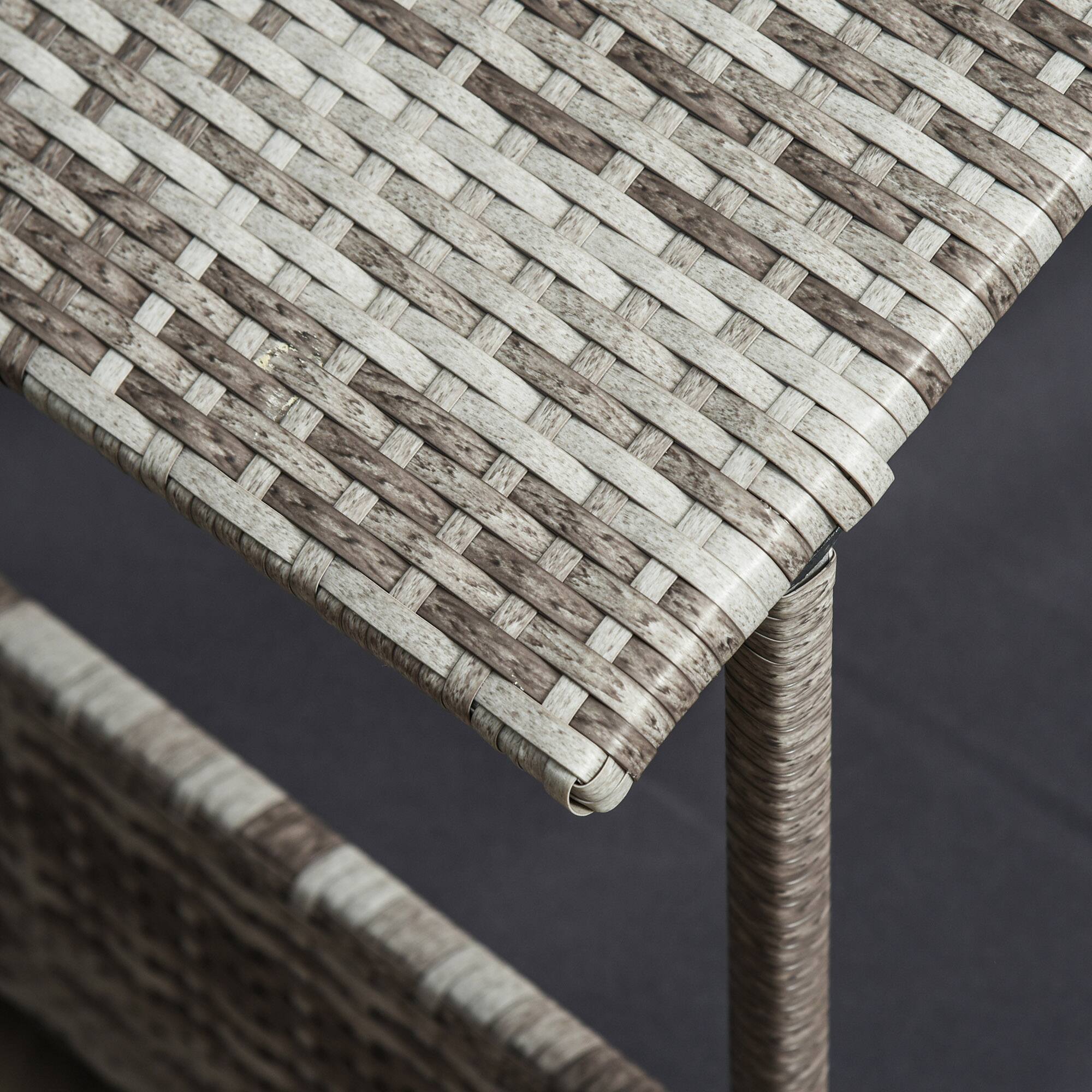 Alt View 1. Siljoy - Outdoor Wicker Dog House with Canopy, Water‑Resistant Cushion & Raised Base for Small/Medium Dogs.