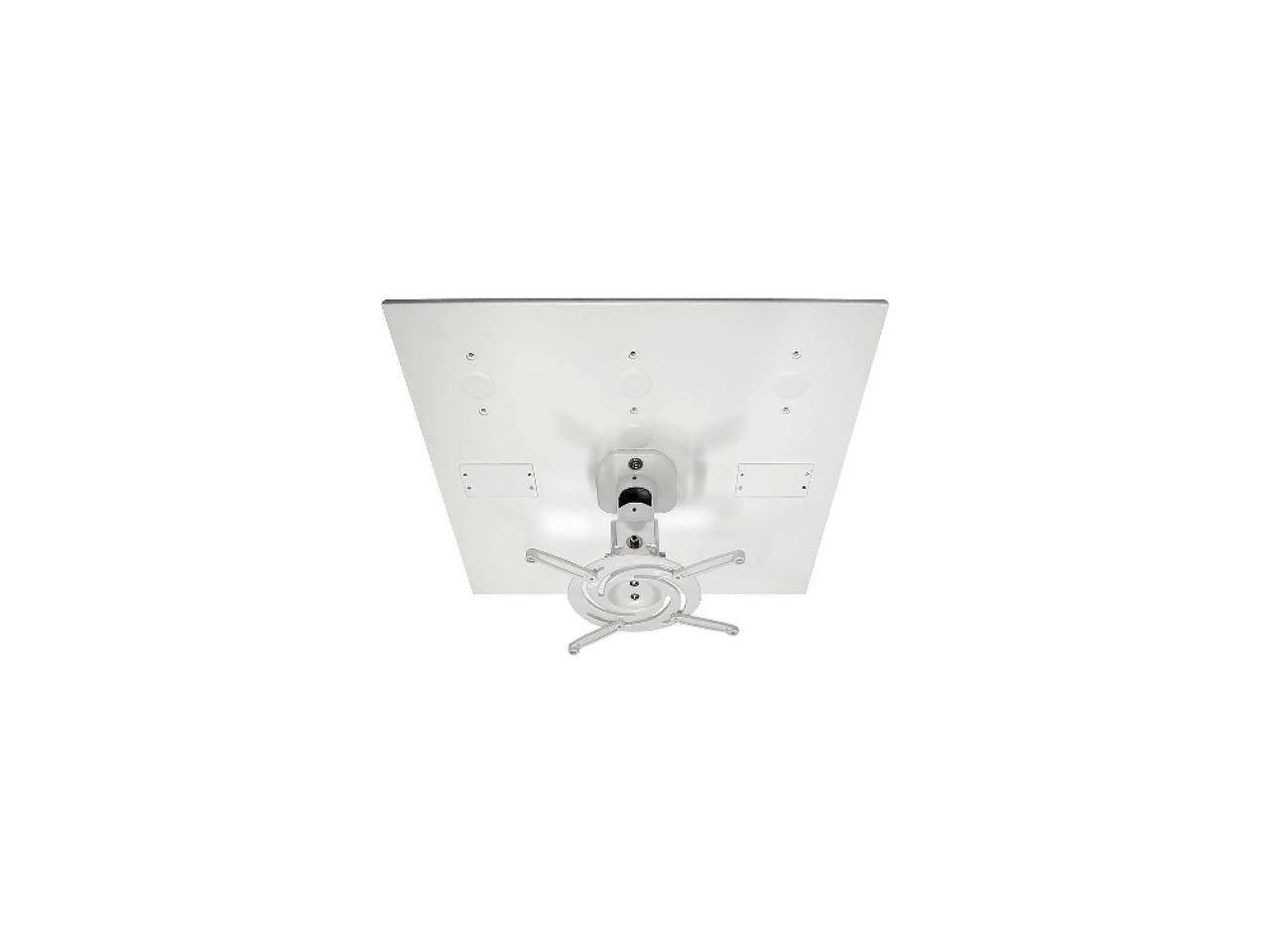 Alt View 8. Amer Networks - Amer Mounts AMRDCP100KIT - 30lb Ceiling Projector Mount, 360° Rotation, 180° Tilt - Black.