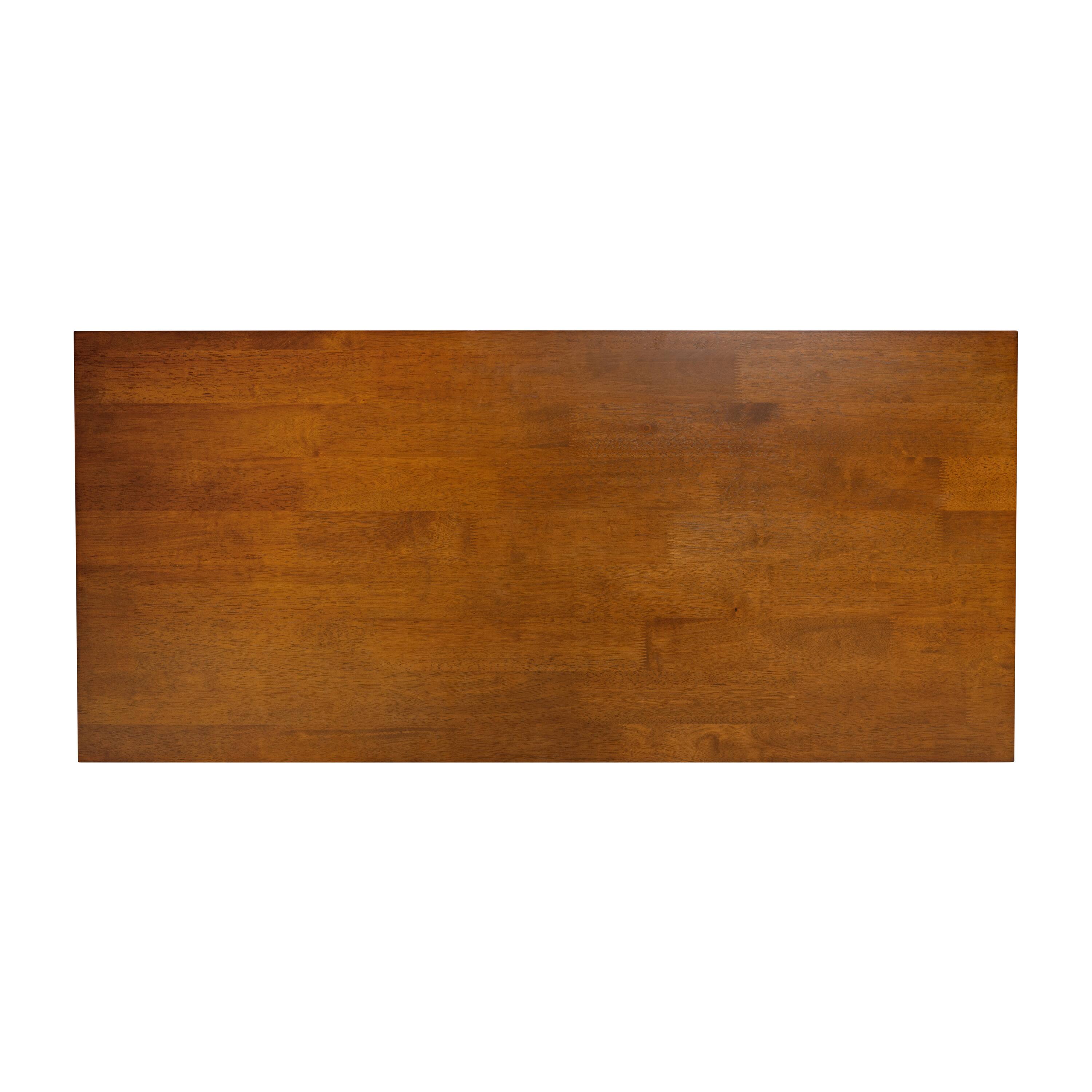 Alt View 1. Flash Furniture - Jasper Farmhouse Style Solid Wood Coffee Table with Traditional X-Frame Design and Lower Shelf in Walnut - Brown.
