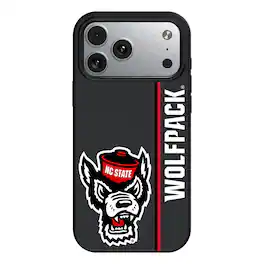 Keyscaper - NCAA - NC State Wolfpack iPhone Magnetic Bump Case - 15 - Black
