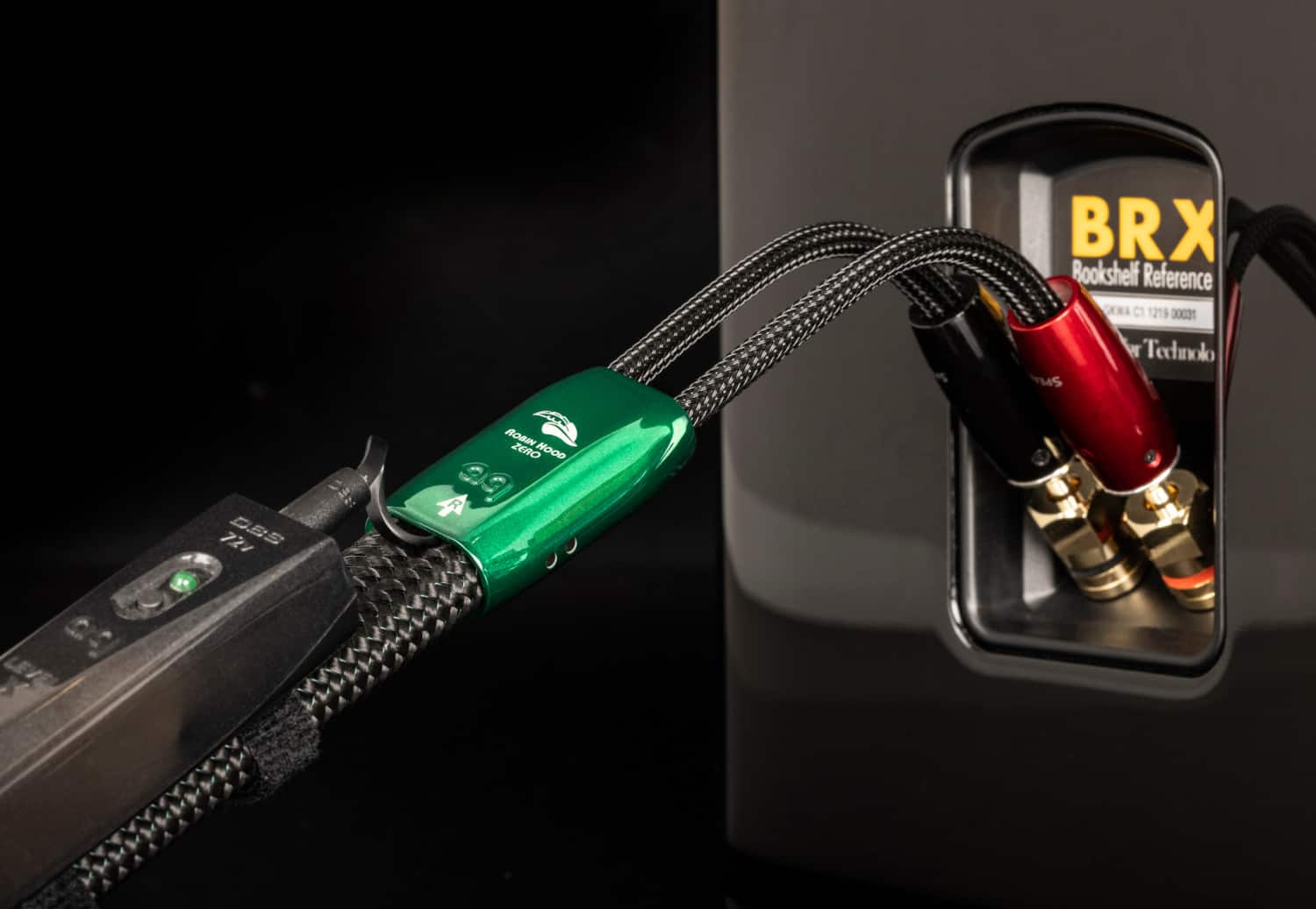 その他 audioquest CORAL 6.0 AudioQuest Robin Hood ZERO 8' Speaker Cable w/ ZERO Tech for