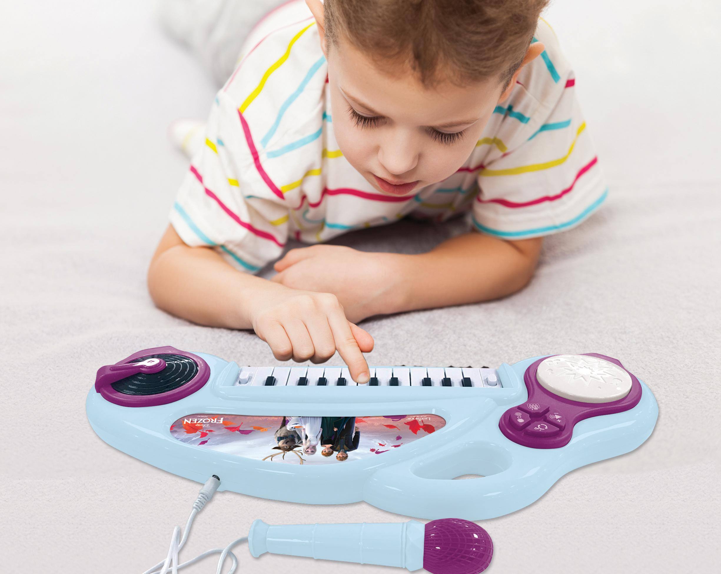 Alt View 5. Lexibook - Disney Frozen Fun Electronic Keyboard with Lights.