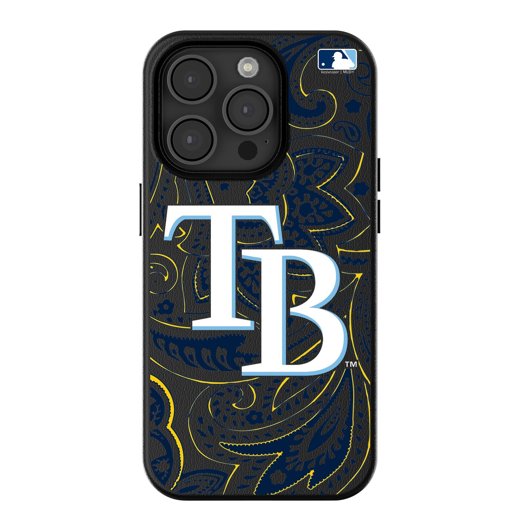 Keyscaper - MLB - Tampa Bay Rays Paisley iPhone Magnetic Bump Case - 16 Plus - Black price history on PriceWatchPro
