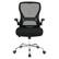 Front. OSP Home Furnishings - Mesh Back Manager’s Chair with Bulit in Lumbar Support and Chrome Base - Black.