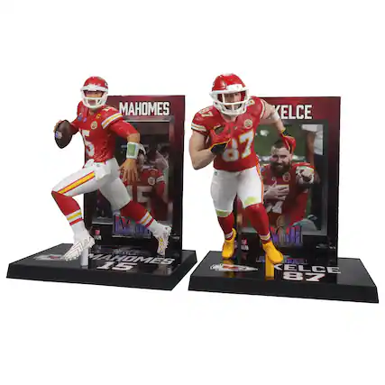 8 MAHOMES 87 KELCE
C 5 87
MAHOMES 15 KELCE 87