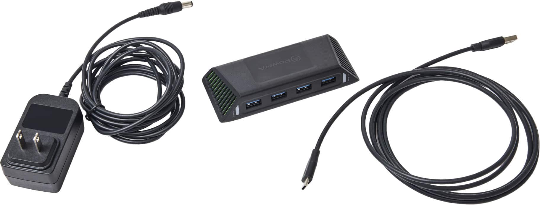 Alt View 21. PowerA - 4-Port USB 5Gbps Hub for Xbox Series X|S - Black.