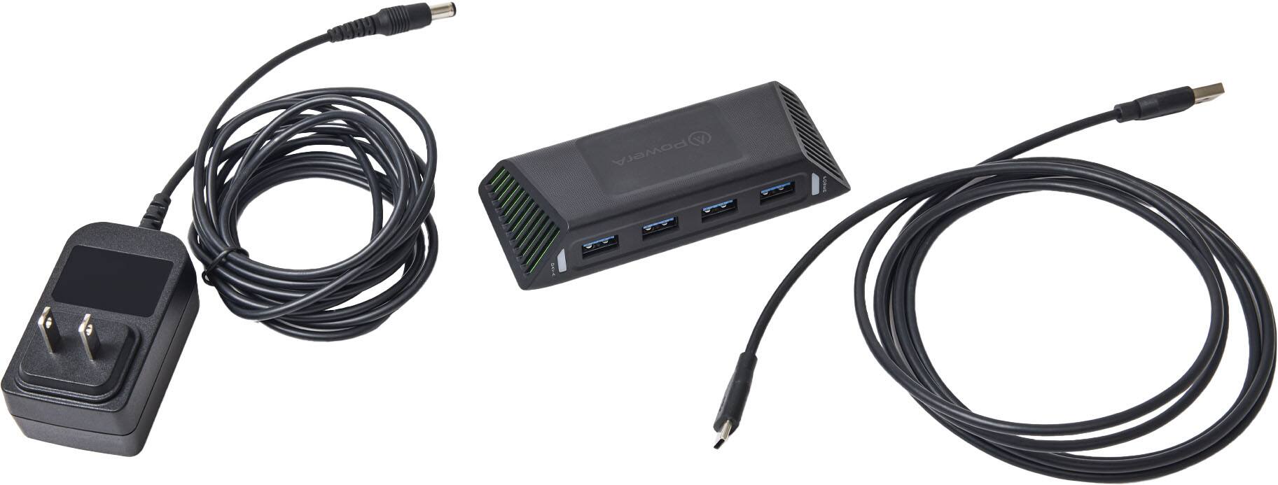 Alt View 21. PowerA - 4-Port USB 5Gbps Hub for Xbox Series X|S - Black.
