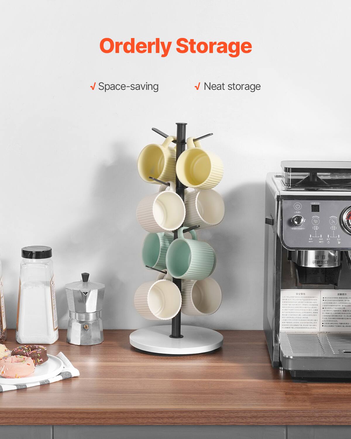 Orderly Storage

- Space-saving
- Neat storage
