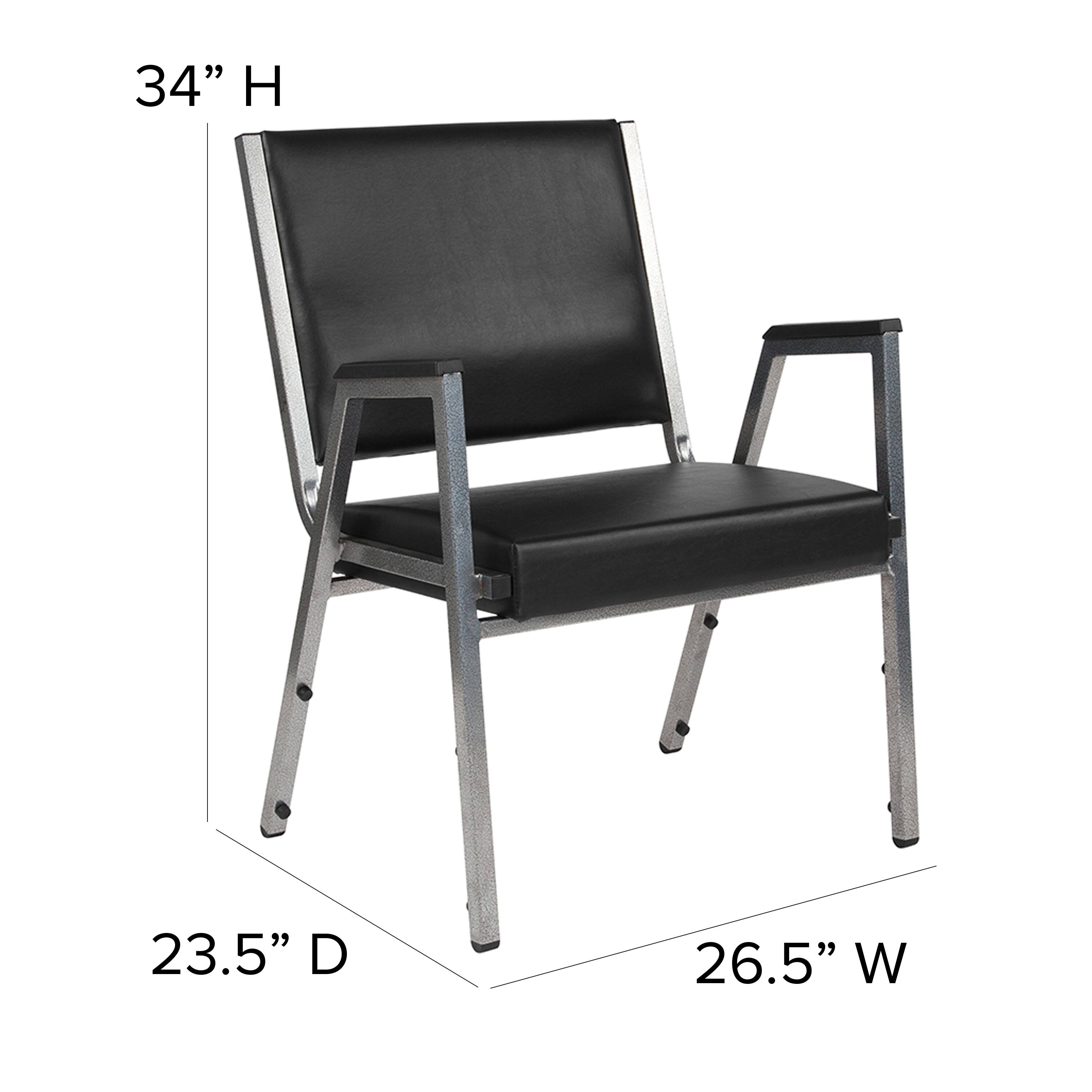 34" H  
23.5" D  
26.5" W