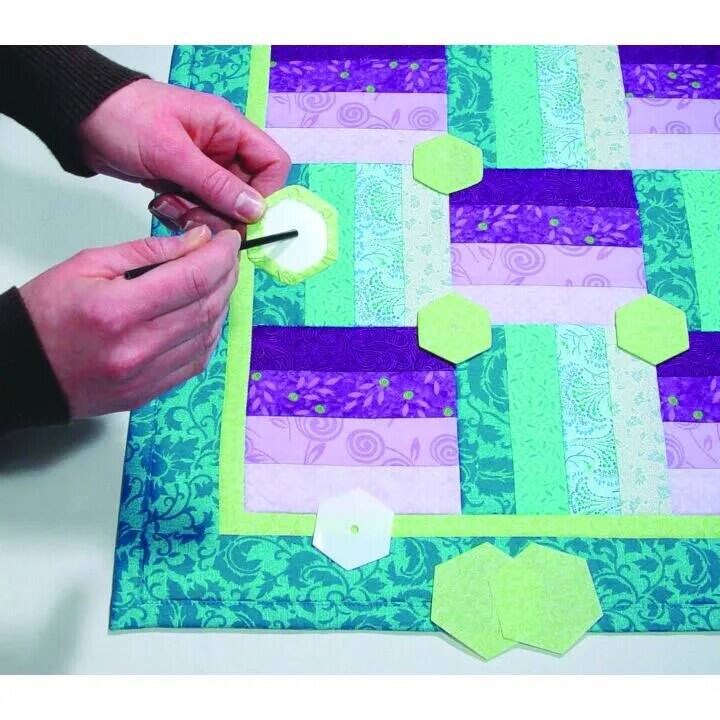 Back. AccuQuilt - June Tailor Simple Shapes Hexagon.