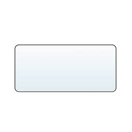 WELLFOR - 60 in. W. x 28 in. H Rectangular Aluminum Framed Wall-Mounted Bathroom Vanity Mirror - Matte Black