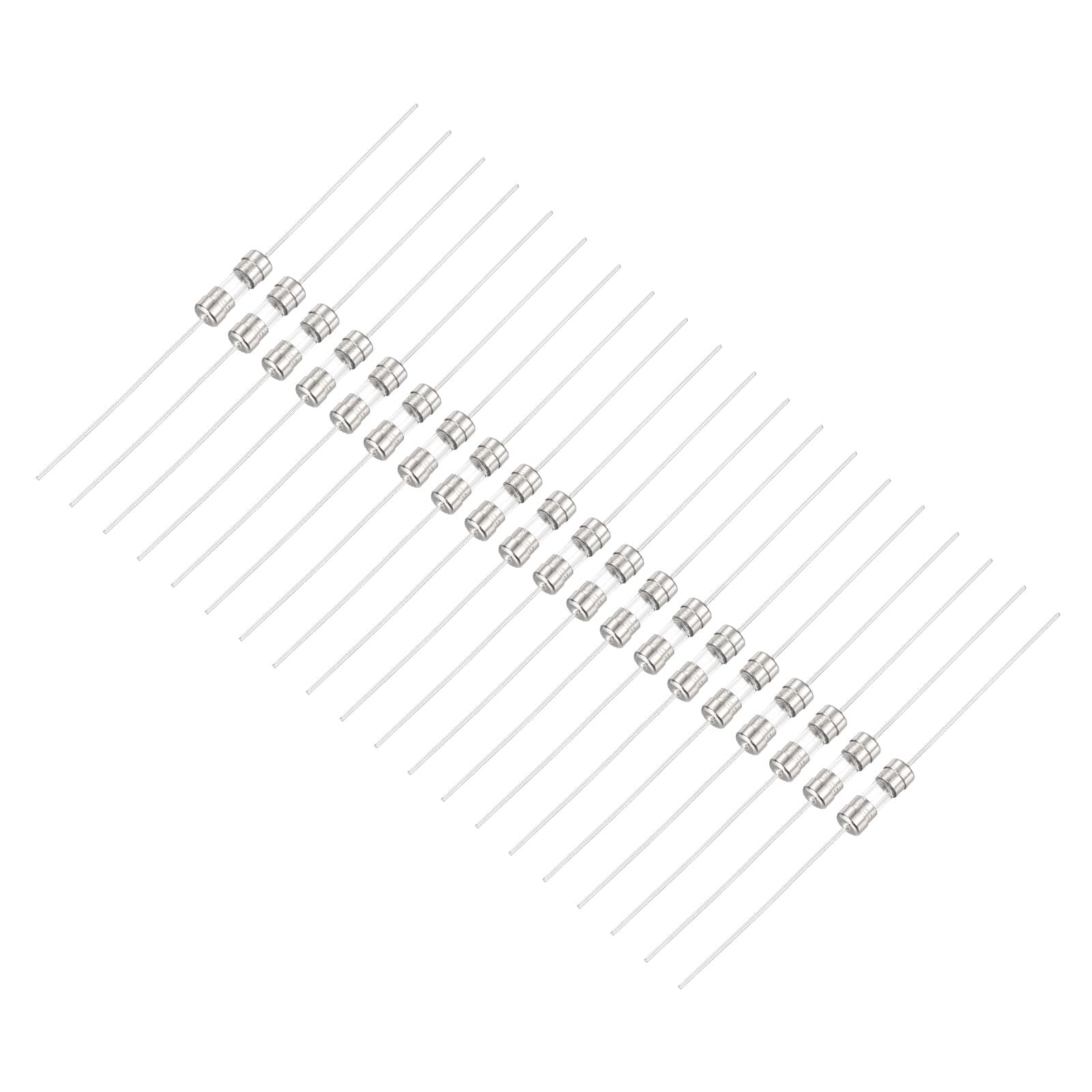 Unique Bargains - 0.5A 250V Glass Fuse 3.6 x10mm Fast Blow Fuse with Lead for Home Appliances 20pcs price history on PriceWatchPro