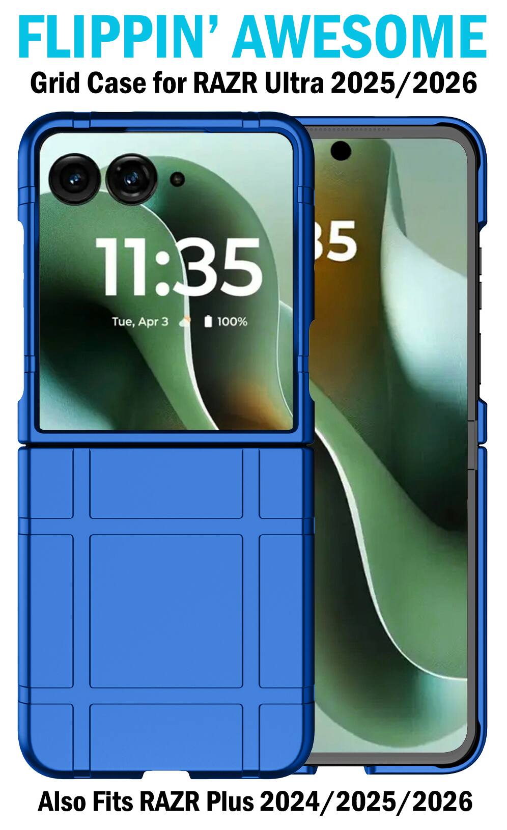 FLIPPIN' AWESOME Grid Case for RAZR Ultra 2025/2026

11:35 Tue, Apr 3 100%

Also Fits RAZR Plus 2024/2025/2026