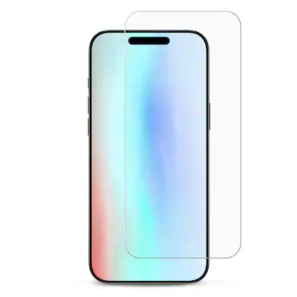 Front. Mybat Pro - MyBat Pro Tempered Glass Screen Protector (2.5D) for Apple iPhone 17 Pro Max / 16 Pro Max - Clear - Clear.