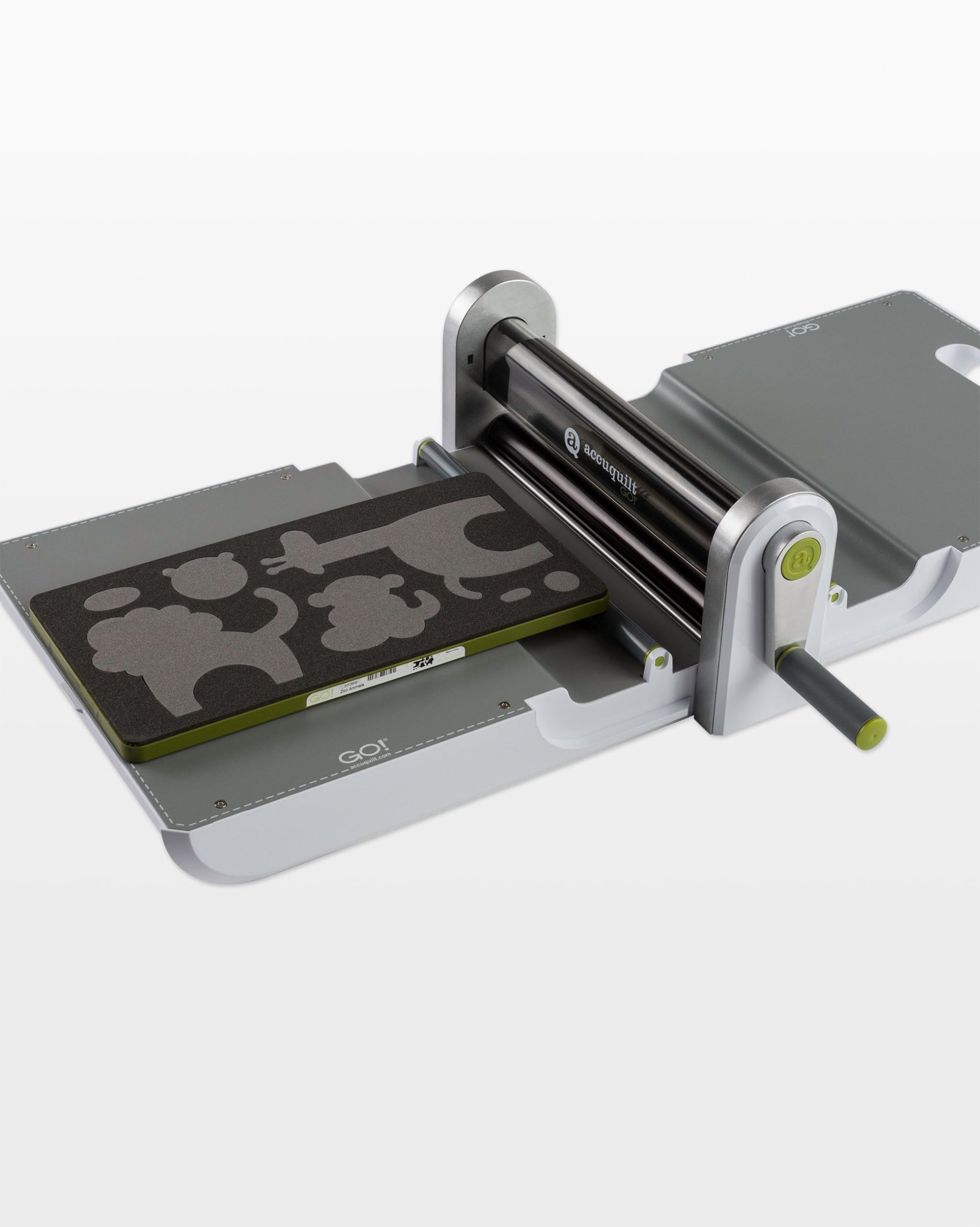 Angle. AccuQuilt - Accuquilt Go This & That Fabric Cutting Dies-Zoo Animals - Black.