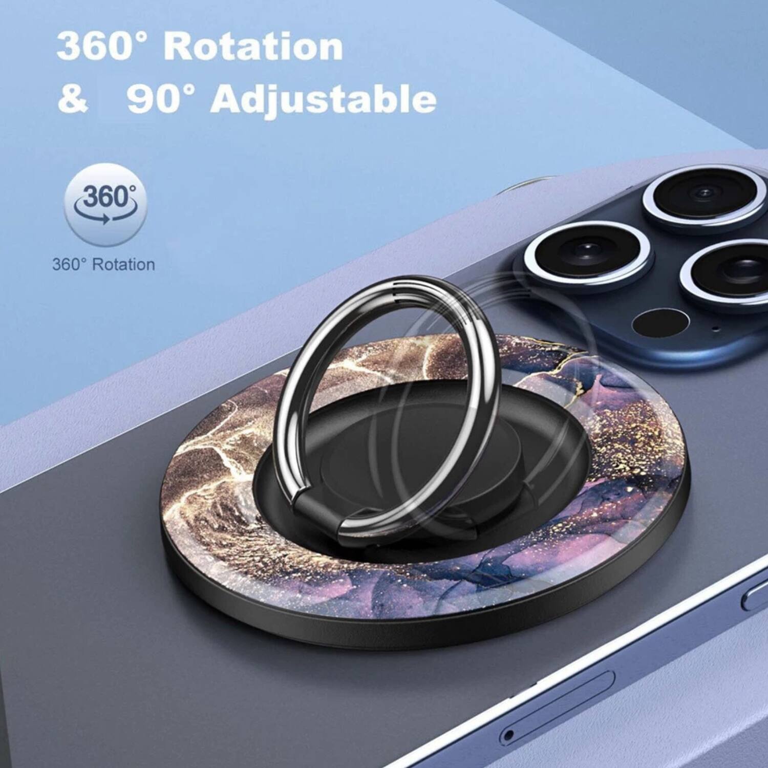 360° Rotation & 90° Adjustable

360° Rotation