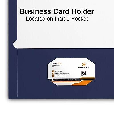 Business Card Holder  
Located on Inside Pocket

JOHN DOE  
BRANDSAFE