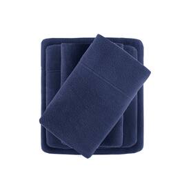 Gracie Mills - Lenora Microfleece Cozy Sheet Set - Navy