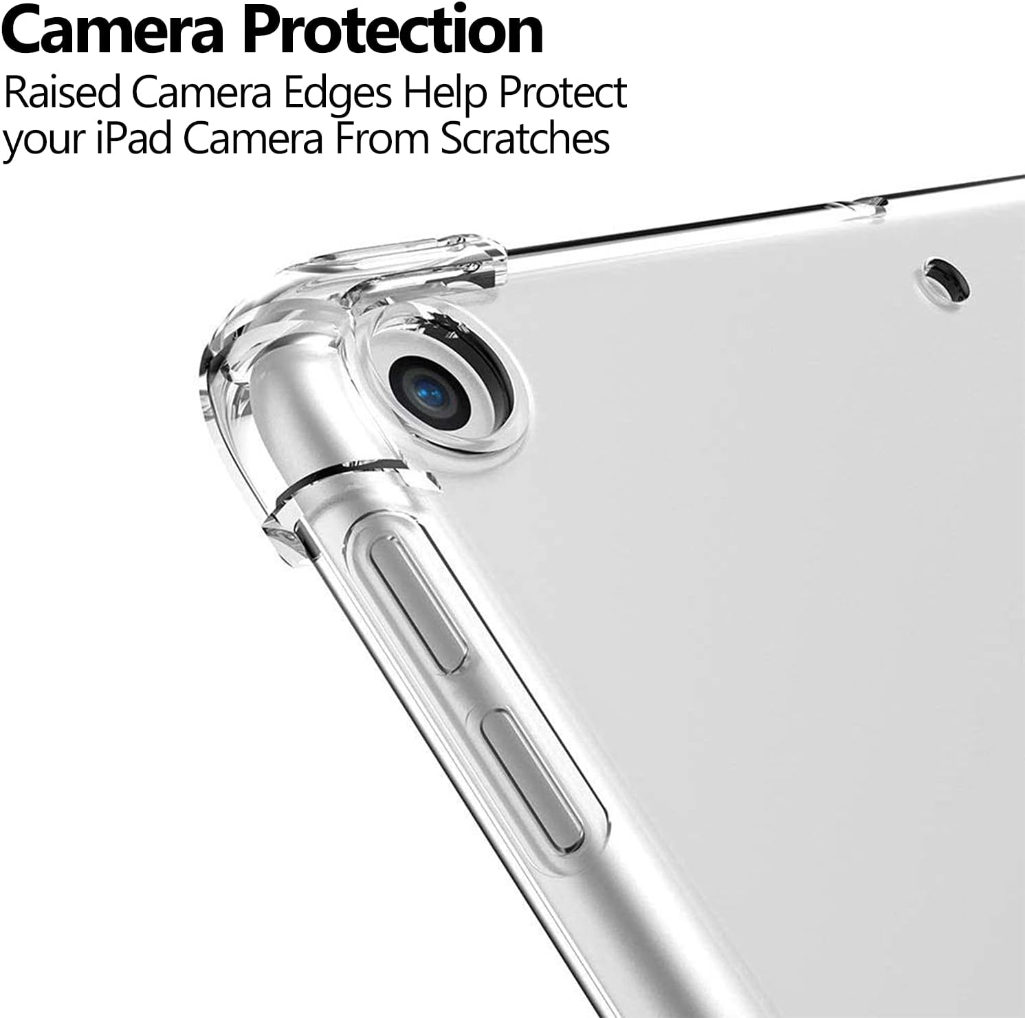 Camera Protection  
Raised Camera Edges Help Protect your iPad Camera From Scratches