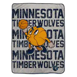 Pegasus - Minnesota Timberwolves 60" x 80" Cartoon Basketball Ultra Cozy Blanket - Multicolor