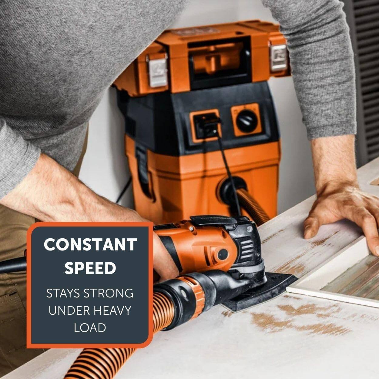 CONSTANT SPEED  
STAYS STRONG UNDER HEAVY LOAD