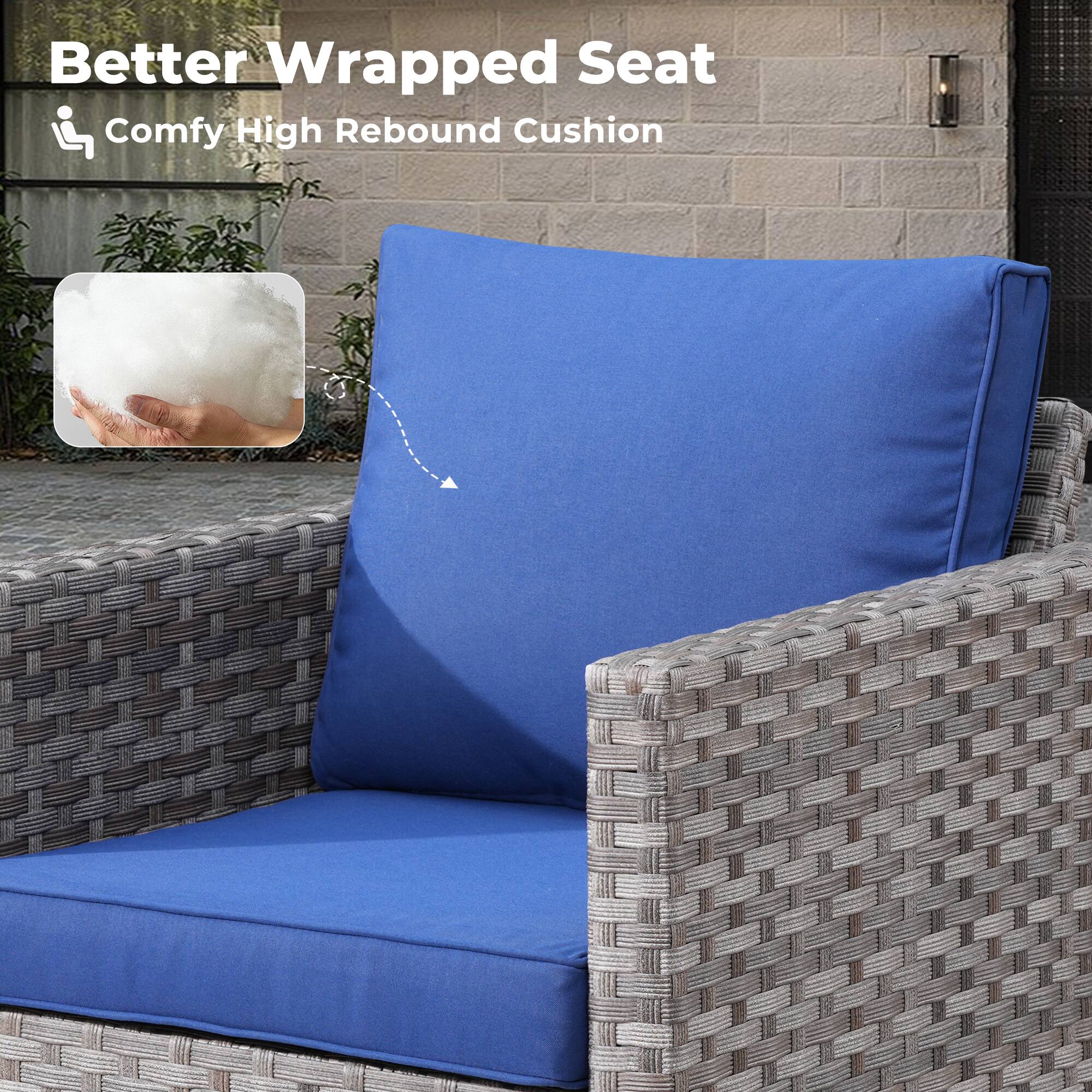 Better Wrapped Seat  
Comfy High Rebound Cushion