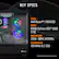 KEY SPECS
CPU: AMD Ryzen 7 5800X3D
GPU: NVIDIA GeForce RTX 5060 Ti 8G
MEMORY: 32GB DDR4 3600MHz
STORAGE: 1TB NVMe M.2 SSD
*Exact components may vary from image.