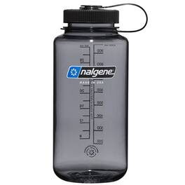 Nalgene - Sustain 32 oz. Wide Mouth Water Bottle - Gray/Black