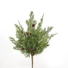 BreeBe - Western Cedar & Pinecone Bush 19" - Green