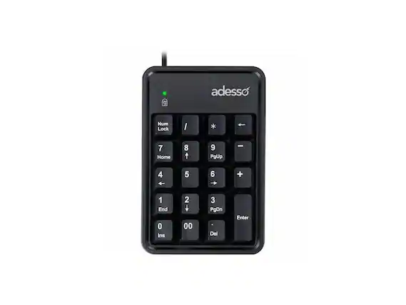 adesso Num Lock I 4 7 Home 8 9 PgUp - 4 5 6 + 1 End 0 Ins 2 + 00 3 PgDn Del Enter